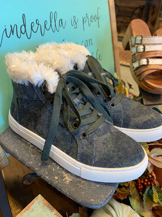 Corky's Templin Fur Accent High-Top Shoe
