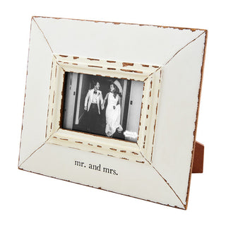 Mr. & Mrs. Distressed Wedding Frame