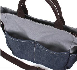 Chala 930 Multi Pocket Tote Denim