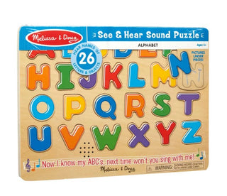 Melissa & Doug See & Hear Sounds Puzzle Alphabet