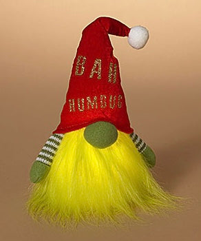 Bah Humbug Lighted Gnome