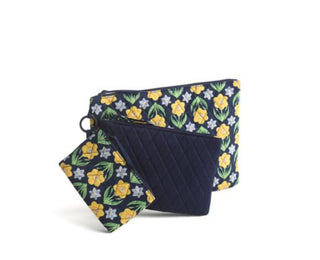 Vera Bradley 3 Pouch Set Daffodils