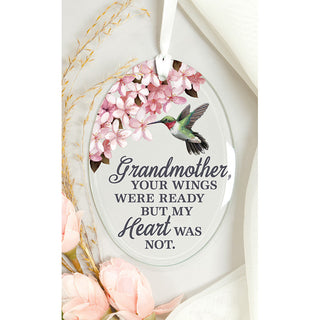 Grandmother Comfort Glass Ornament