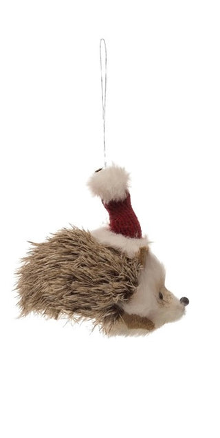 Faux Fur Hedgehog Ornament