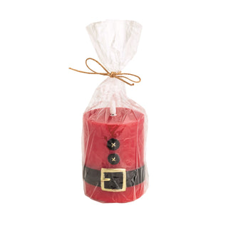 Mudpie Santa Flameless Pillar Small