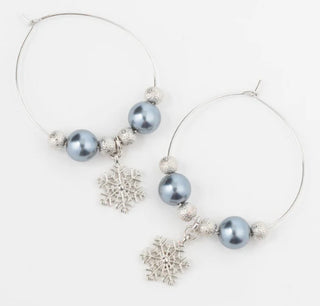 Howards Holiday Snowflake Charm Earrings