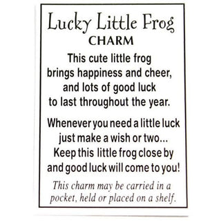Lucky Little Frog Charm