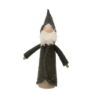 Wool Felt Santa w/Embroidery