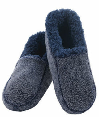 Snoozies Men's Navy Two Tone Slippers