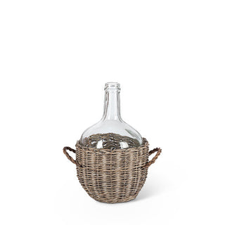 Glass Jar in a Basket