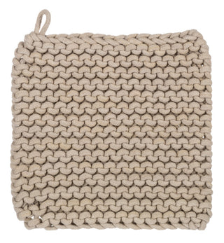 Crochet Pot Holder Light Gray