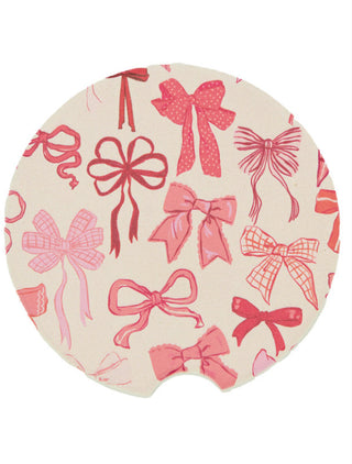 Simply Southern Car Coaster Bow
