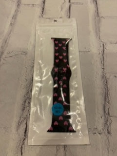Silicone Apple Watch Band Hearts 42/44mm