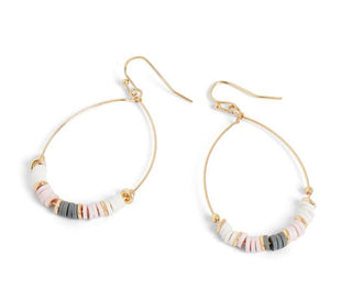 Whispers Gold Heishi Hoop Earrings WN004224