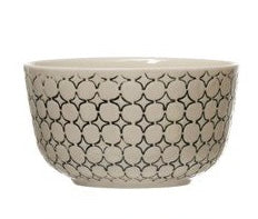 Hand Stamped Bowl