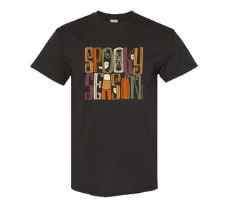 Southern Couture Soft Spooky Season Tee Dark Chocolate