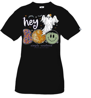 Simply Southern Short Sleeve Ghost T-Shirt Black