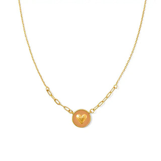 Splendid Iris Delicate Heart Color Pop Necklace