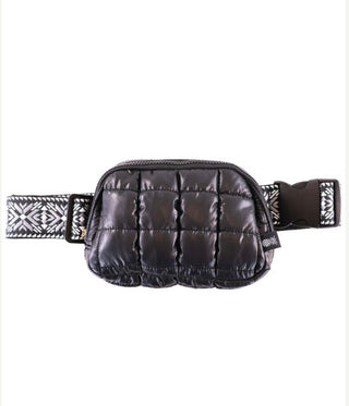 Simply Southern Puff Belt Bag Black