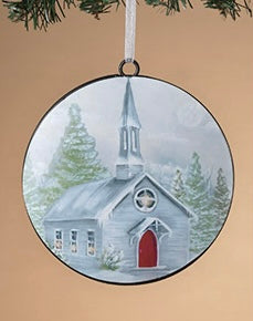 Metal Church Design Ornament Style 1