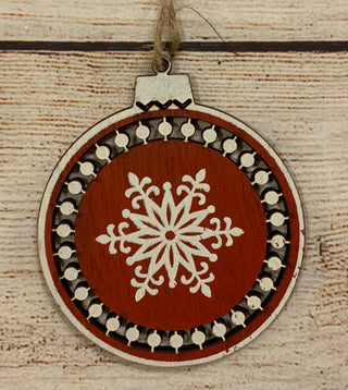 Paulownia Wood Disc Ornament