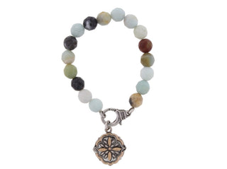 Jane Marie Amazonite Double Sided "I Can Do All Things" Bracelet