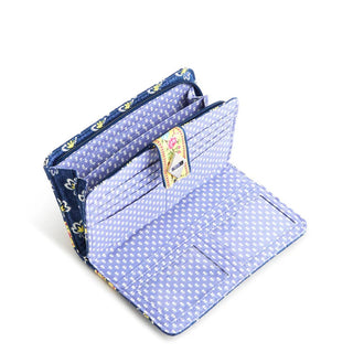 Vera Bradley Turnlock Wallet Maison Blue