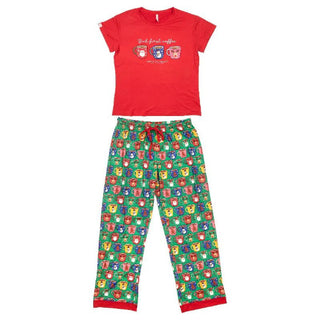 Simply Southern Holiday PJ Set Coffee