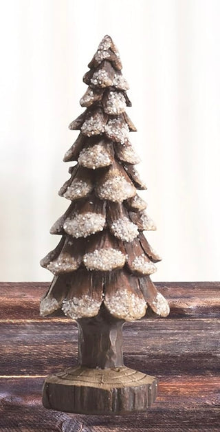 Resin Snowy Tree Small