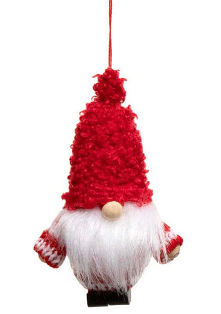 Holiday Plush Gnome Ornament