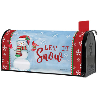 Snowman Cardinal Mailbox Cover