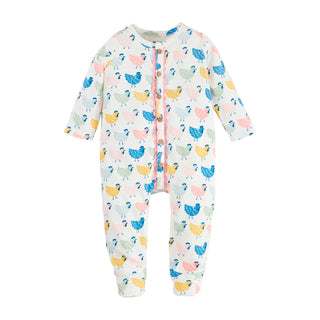 Mudpie Chicken Print Sleeper