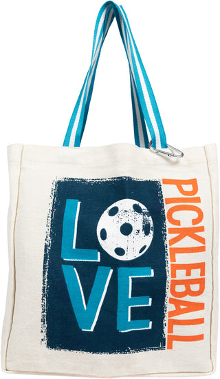 Love Pickleball Cotton Twill Bag