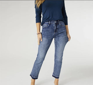 Coco & Carmen EverStretch Gabbie Straight Ankle Contrast Bottom