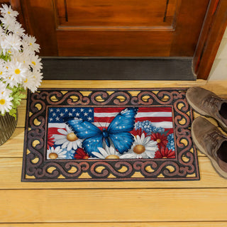 Patriotic Butterfly Switch Mat