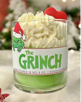 Doodlations The Grinch Candle