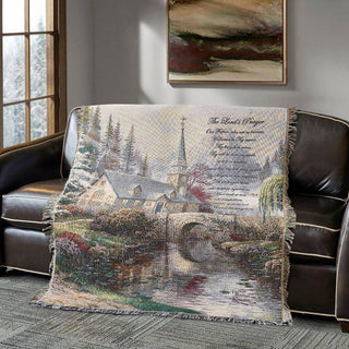 The Lord’s Prayer Woven Tapestry Throw