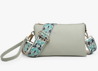 Jen & Co Izzy Crossbody Lt. Sage M2056