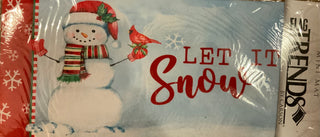 Snowman Cardinal Switch Mat (Let it Snow)