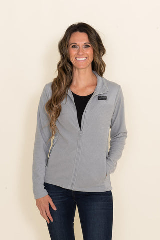 Simply Southern Recycle Zip Jacket Gray Extra Large