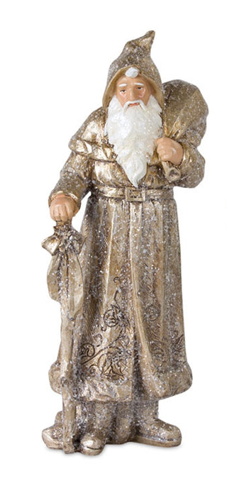 Gold Resin Santa