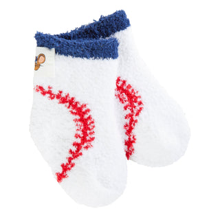World’s Softest Socks Snug Infant Cozy Crew Baseball 0-12M