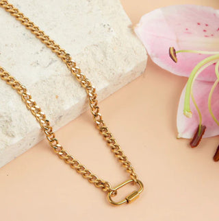 Howard's Narelle Waterproof Carabiner Necklace Gold