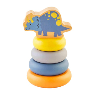 Mudpie Orange Dino Stacking Toy