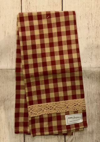 Crochet Gingham Dishtowel