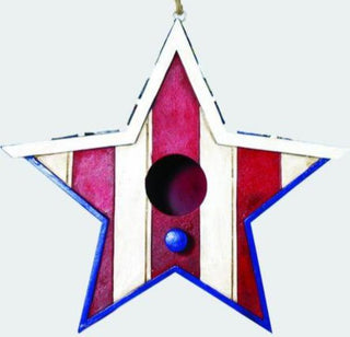Americana Star Birdhouse