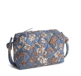 Vera Bradley Blake Crossbody Larkspur Delphinum