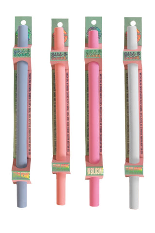 SS Tumbler Reusable Silicone Straws