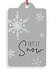 Let it Snow Tag Ornament