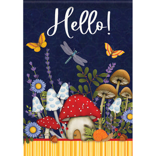Mushroom Medley Garden Flag